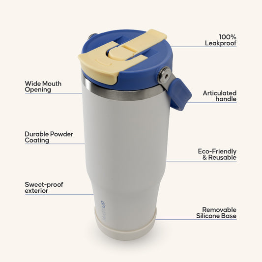 Cream, Blue and Yellow