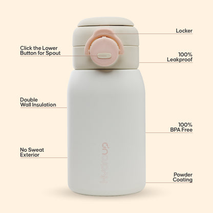 Cream and Light Pink