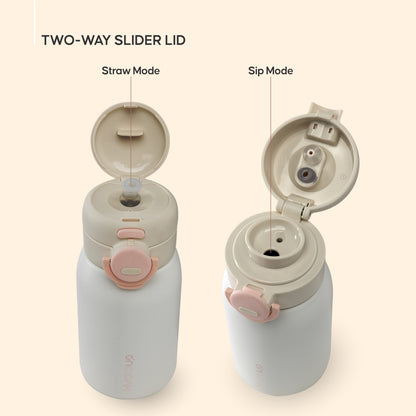 Cream and Light Pink